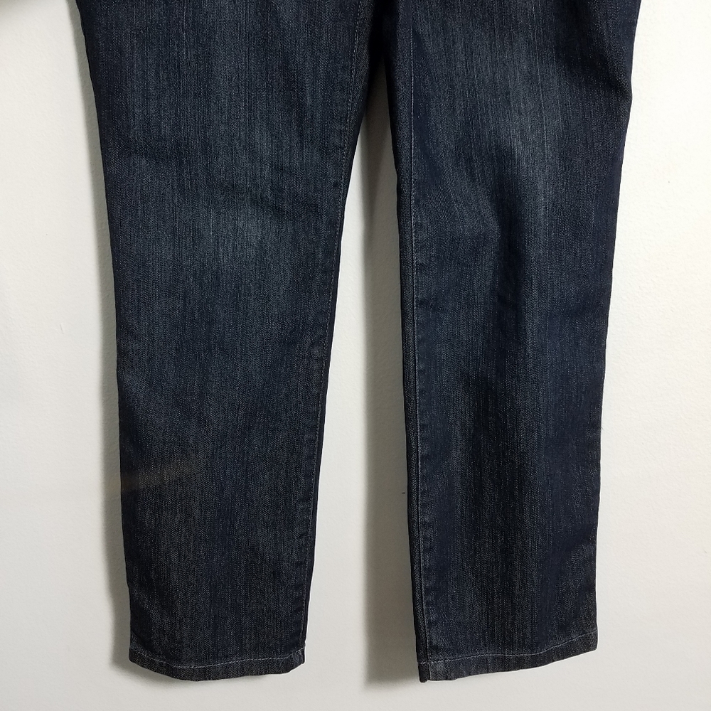 NWT Christopher & Banks dark wash jeans, 10P - Picture 5 of 8